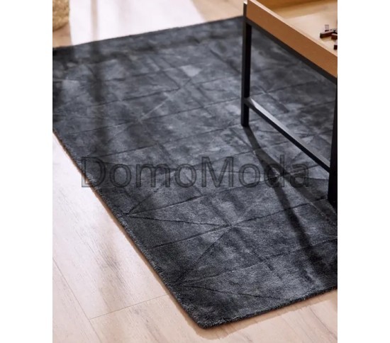 Килим з віскози  Pyramid Charcoal Купити в інтернет магазині ДомоМода фото 2 Килим з віскози  Pyramid Charcoal - Висока якість за найкращою ціною в Україні зображення 2.